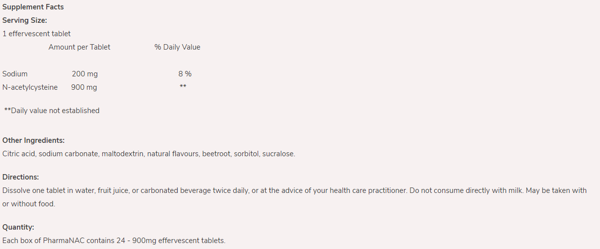Bio Advantex Pharma PharmaNAC Tablets 3