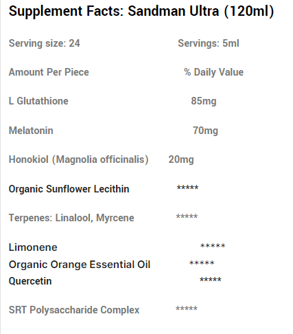 Mitozen SandMan Ultra Liquid 2