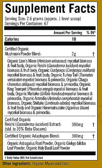 Om Mushroom Master Blend Powder 2