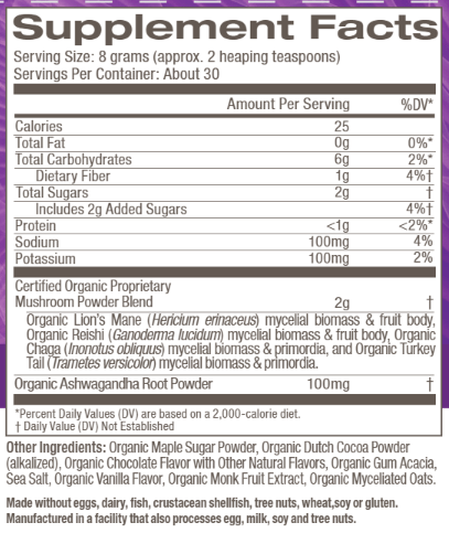 Om Mushroom Hot Chocolate Powder 2