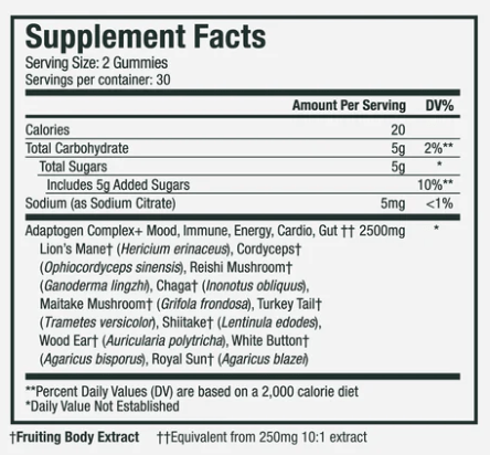 WONDERDAY MUSHROOM GUMMIES 2
