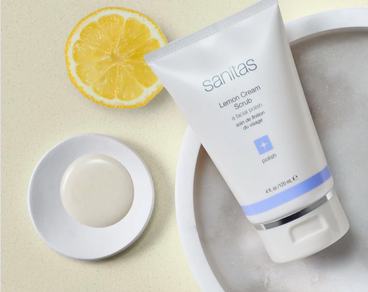 Sanitas Lemon Cream Scrub 2