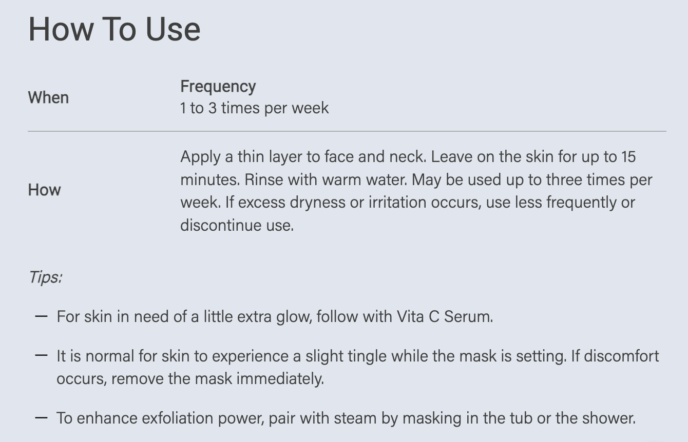 Sanitas Pumpkin Enzyme Mask 5