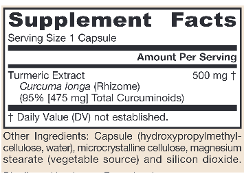 Jarrow Formulas Curcumin 95 500mg Capsules 2