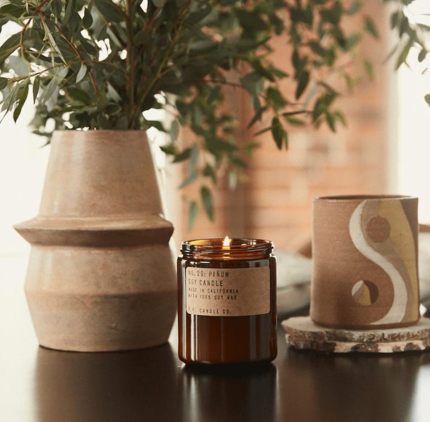 P.F. Candle Company Pinon Soy Candle 3