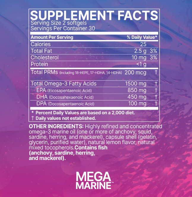 Microbiome MegaMarine Softgels