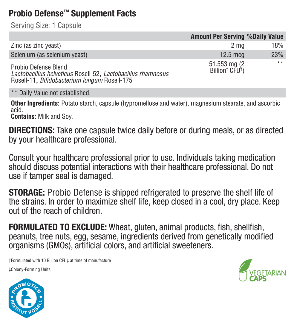 Xymogen Probio Defense Capsules