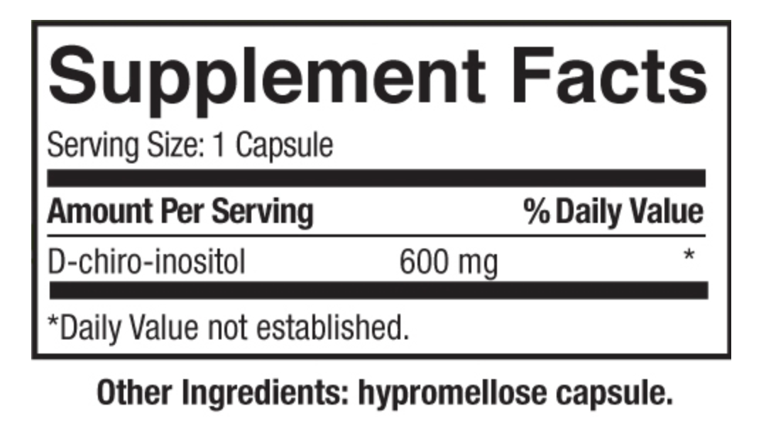 Chiral Balance D-Chiro-Inositol (DCI) Capsules 4