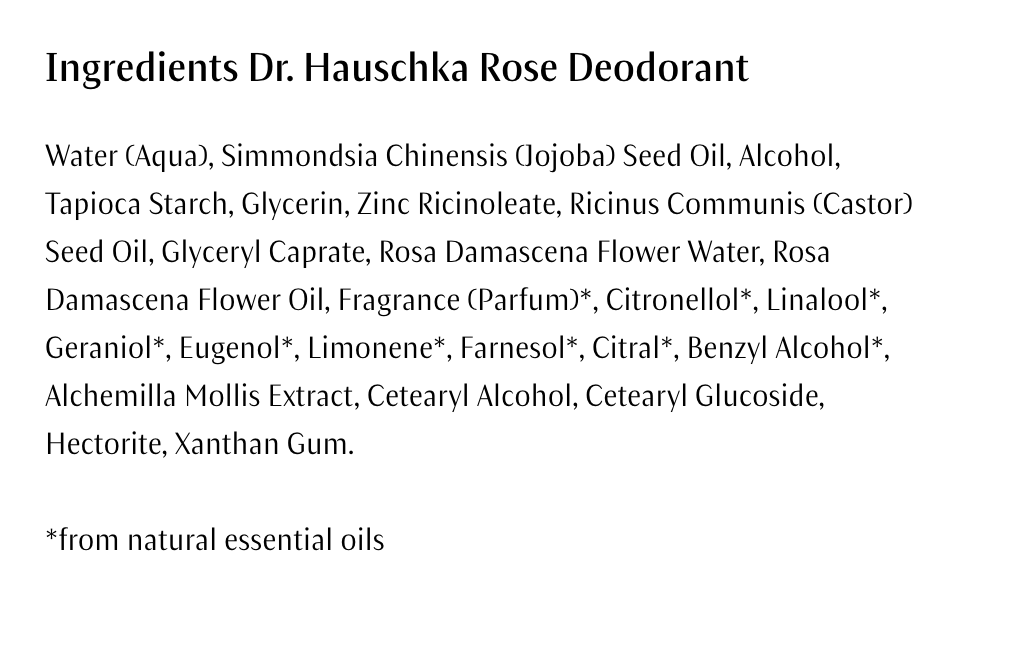 Dr. Hauschka Rose Deopdorant