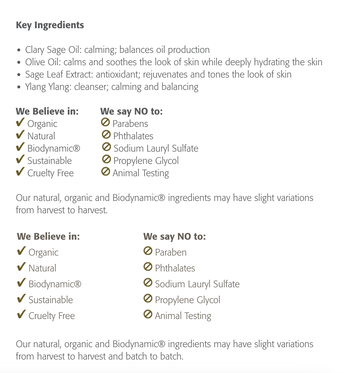 Eminence Facial Recovery oil