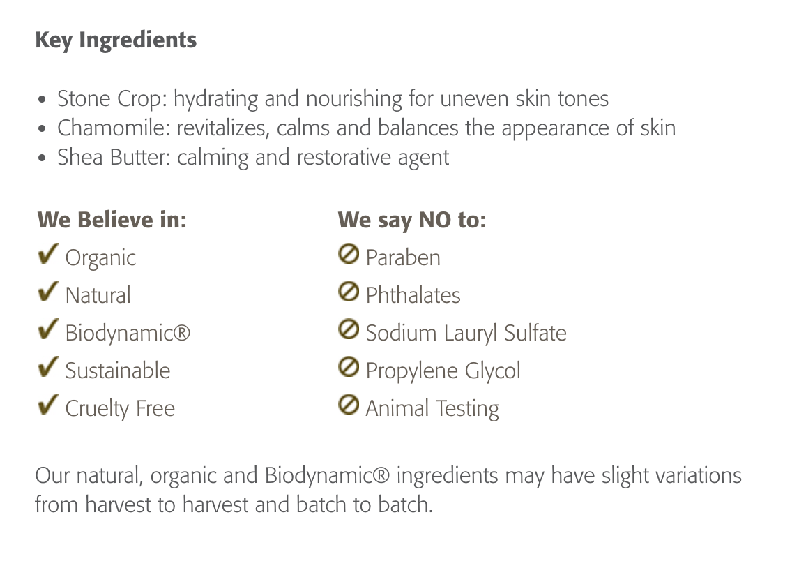 Eminence Stone Crop Gel Wash 2