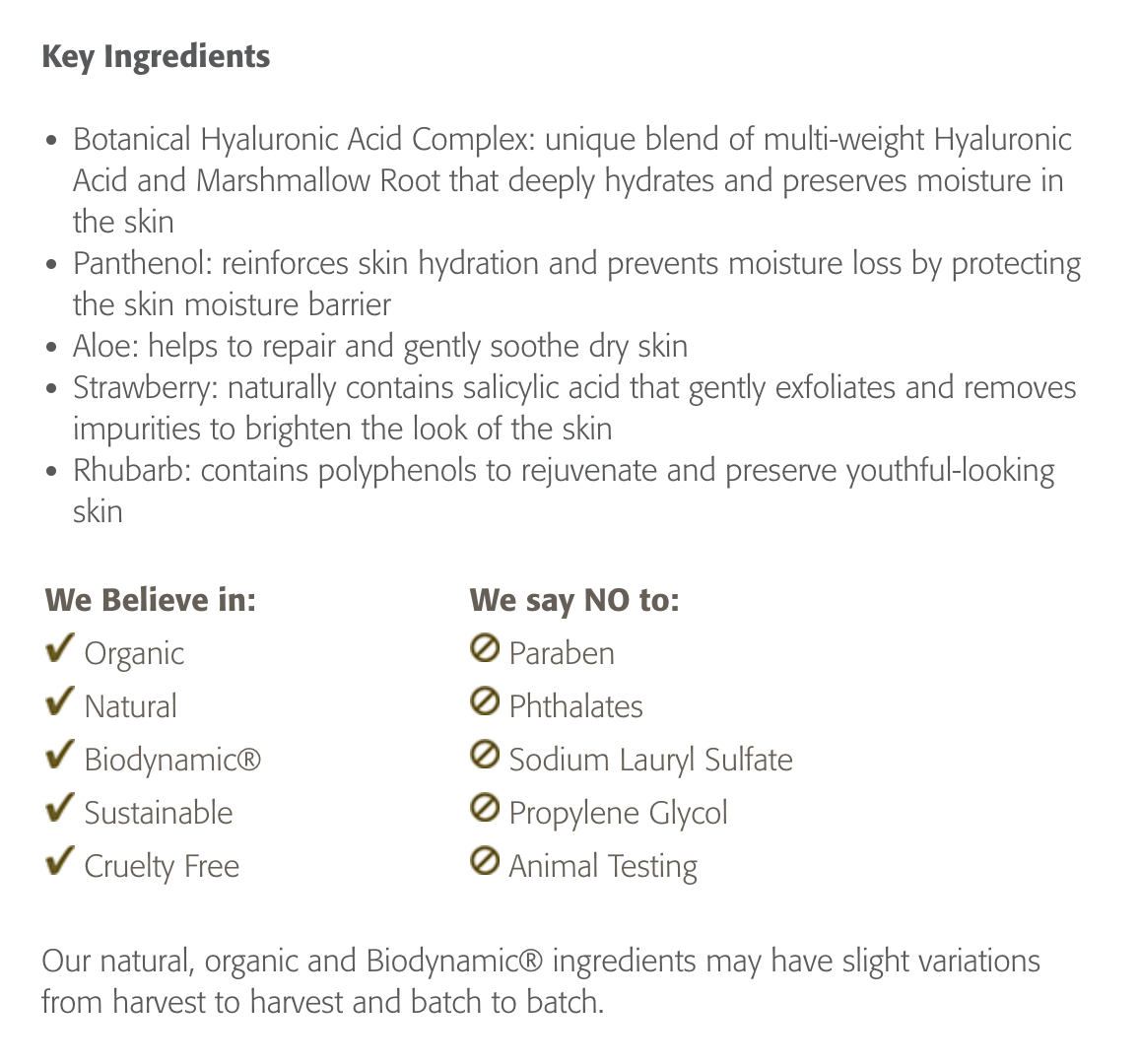Eminence Strawberry Rhubarb Hyaluronic Body Lotion 2