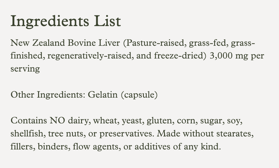 Enviromedica Beef Liver Capsules 3
