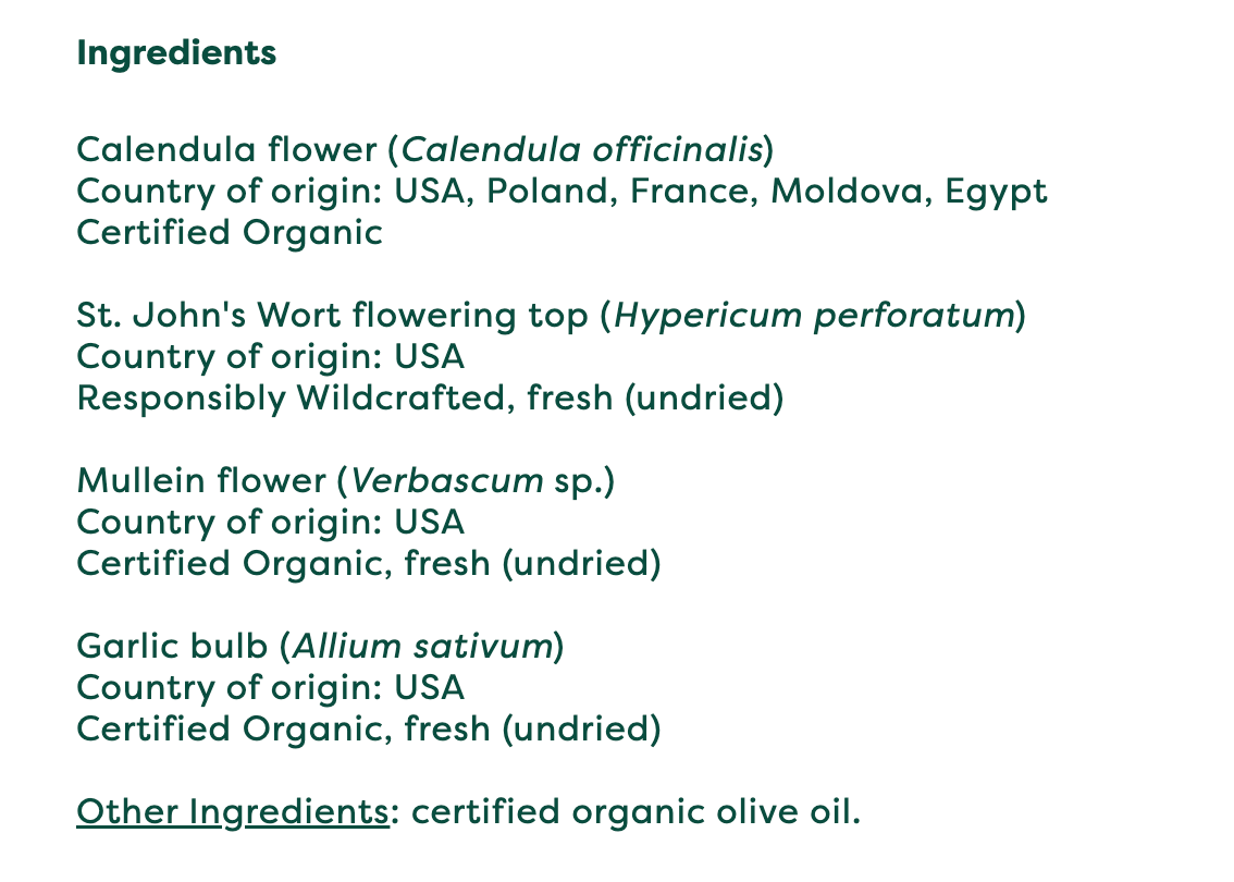 Herb Pharm Mullein Garlic Oil Compound 2