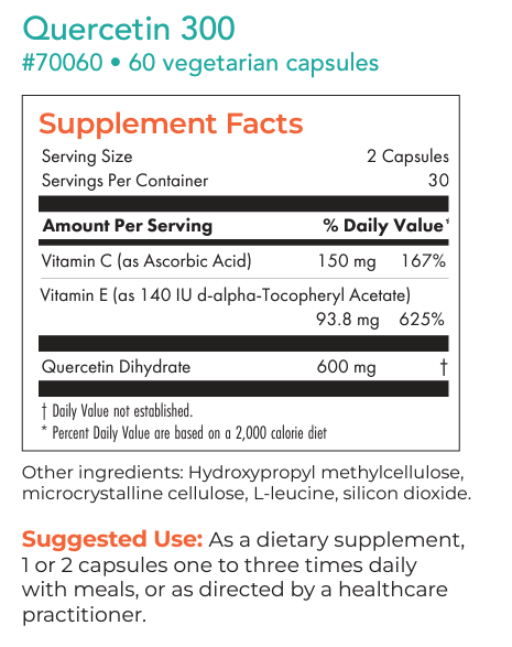 Allergy Research Group Quercetin 300 Capsules 2