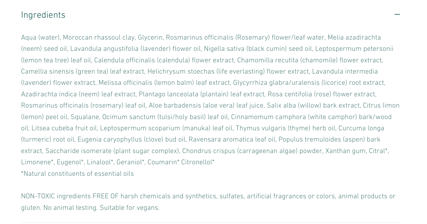 ISun Rhassoul-Neem Face Mask 2