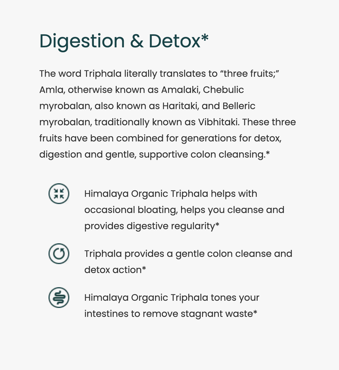 Himalaya Organic Triphala Caplets 2