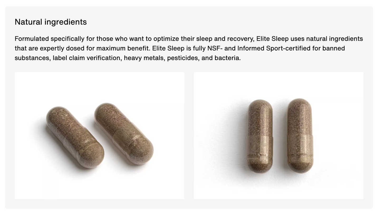 Momentous Elite Sleep Capsules 2