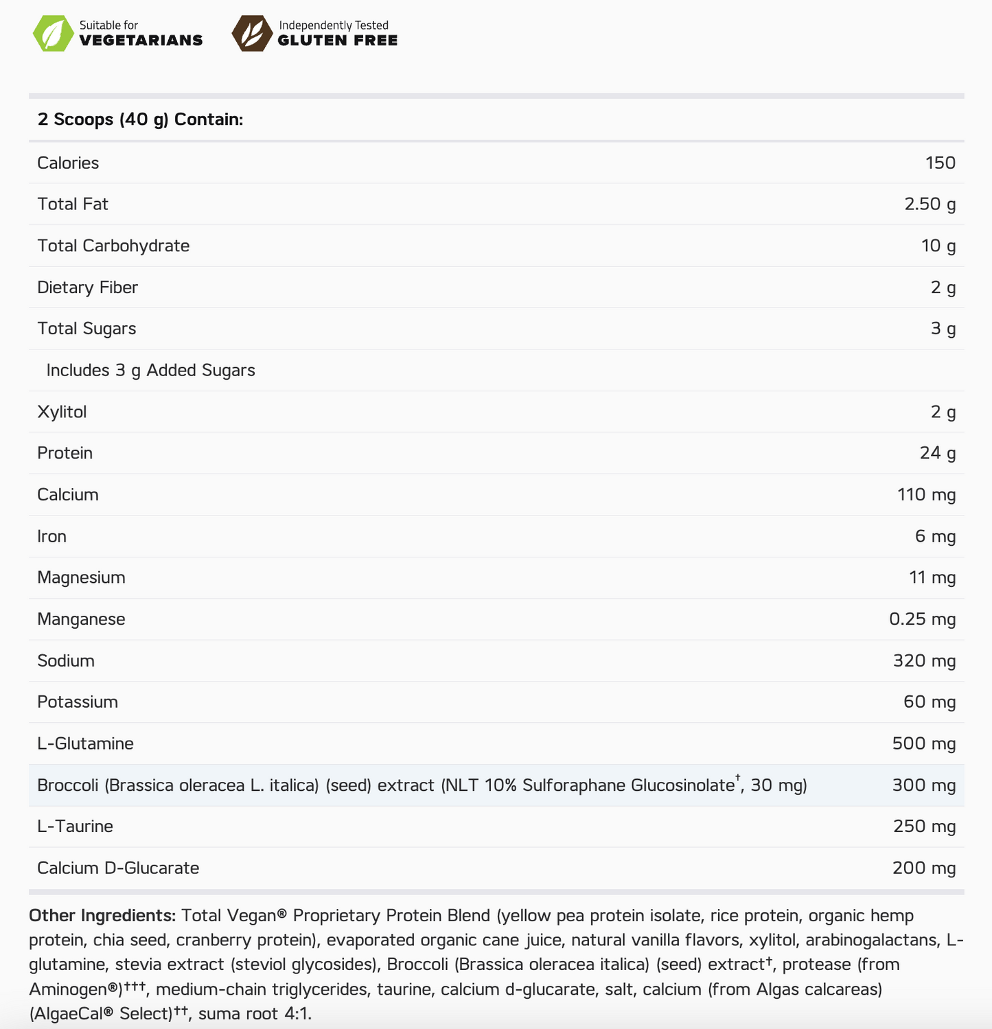 NuMedica Total Vegan Protein - Natural Vanilla 2