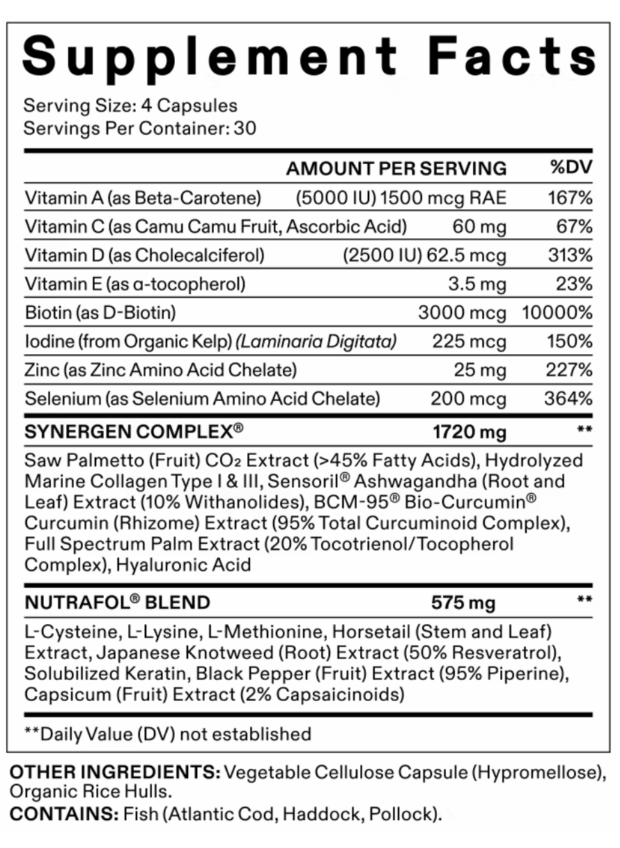 Nutrafol Mens Hair Growth Supplements