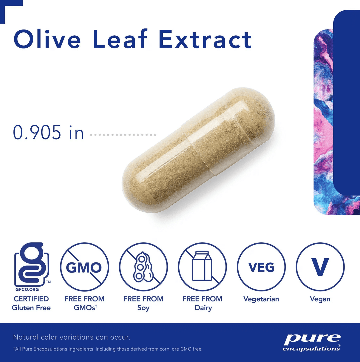 Pure Encapsulations Olive Leaf Extract Capsules