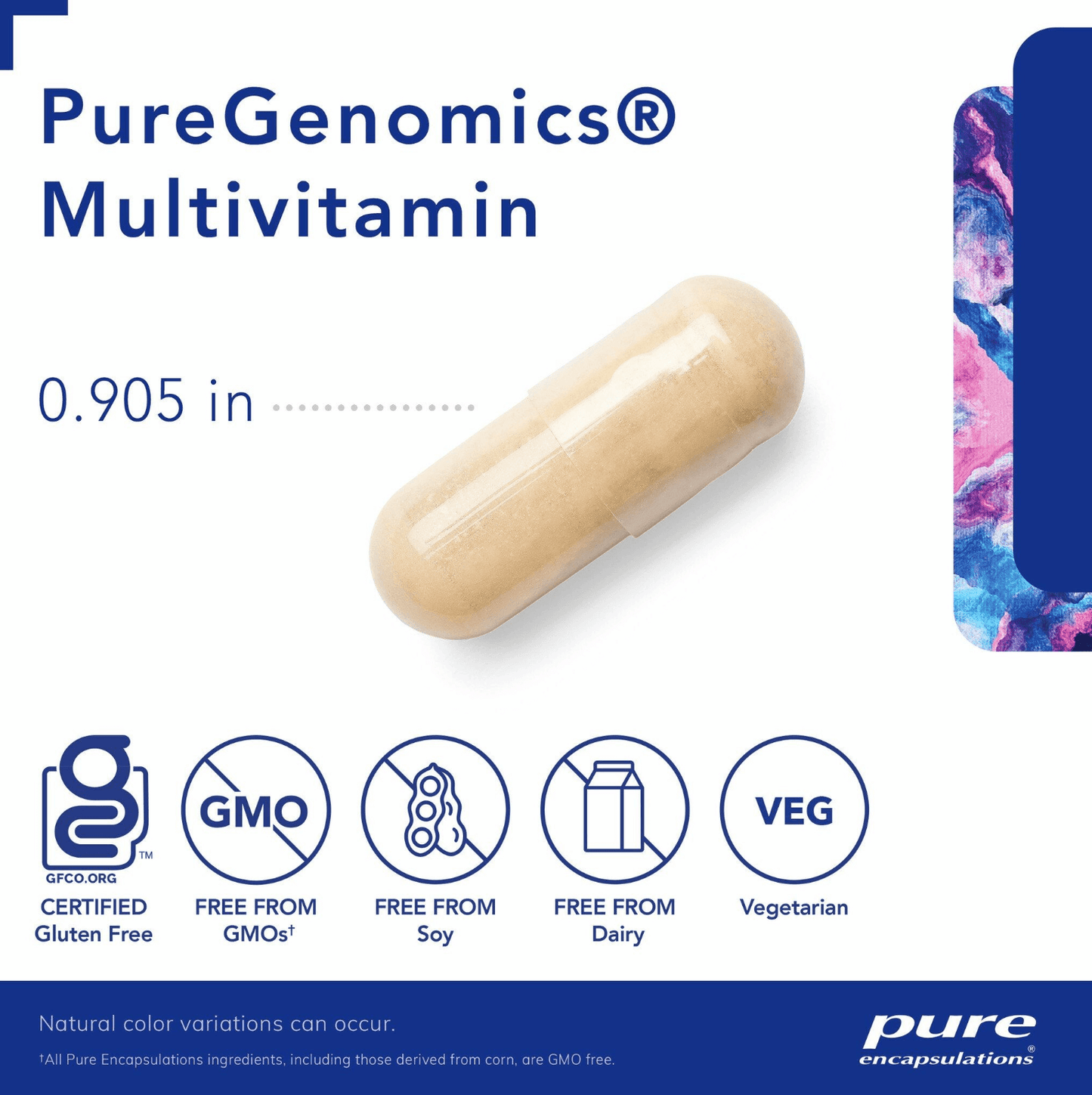 Pure Encapsulations PureGenomics Multivitamin Capsules