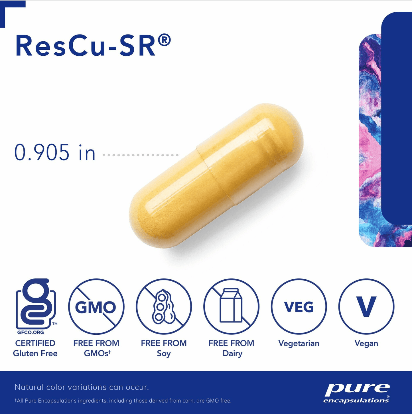Pure encapsulations ResCu-SR Capsules