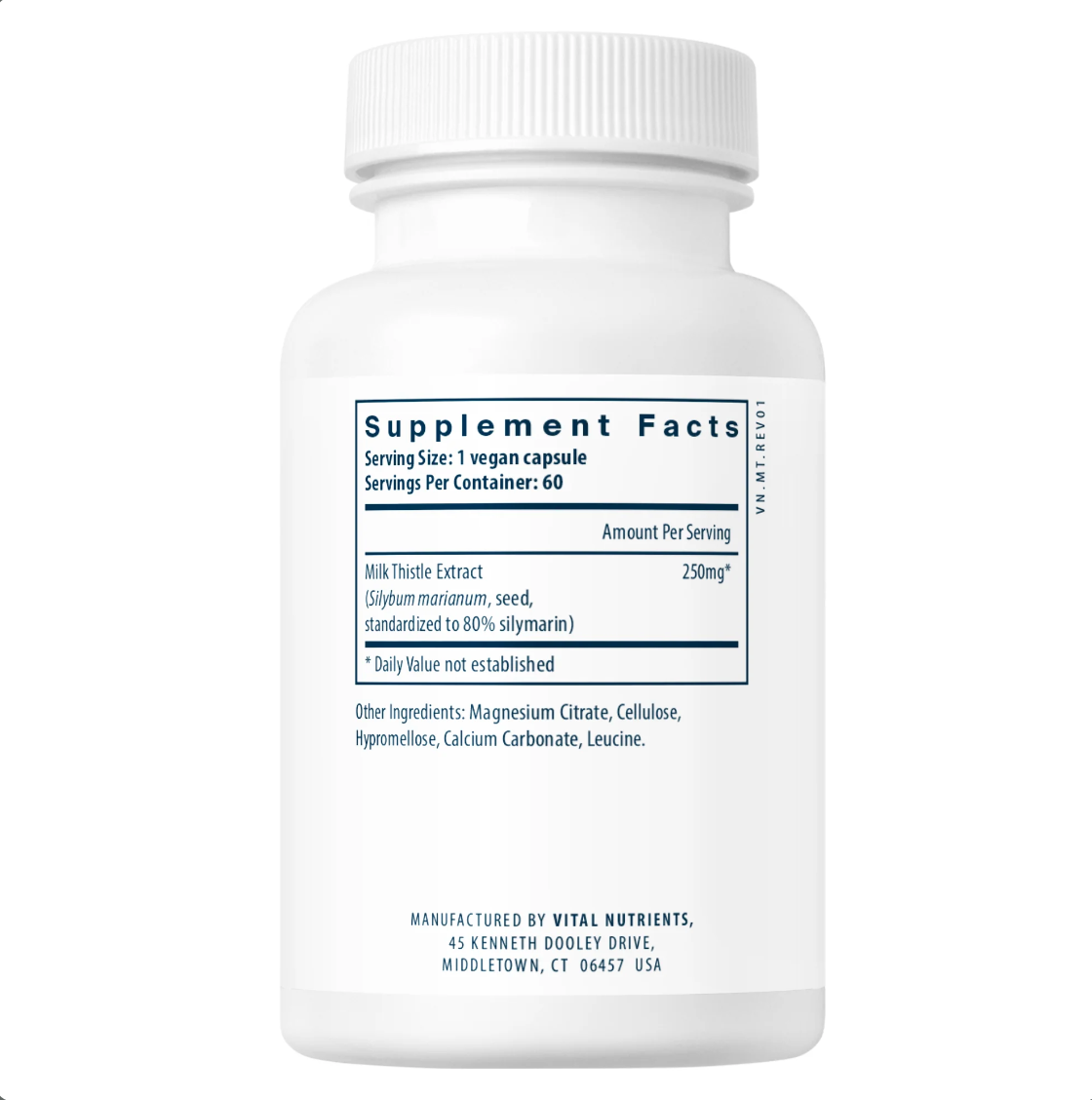 Vital Nutrients Milk Thistle Extract Capsules 6