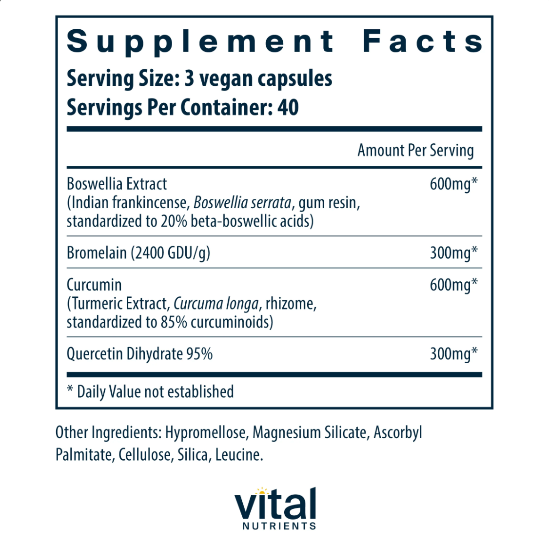 Vital Nutrients BCQ Capsules 5