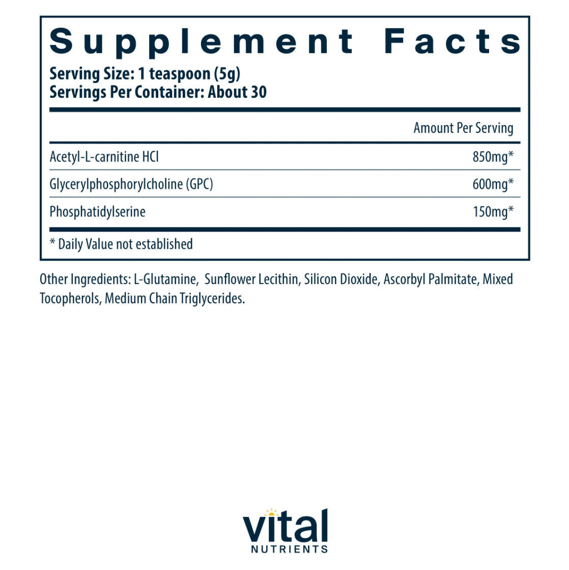 Vital Nutrients Brain Powder 4
