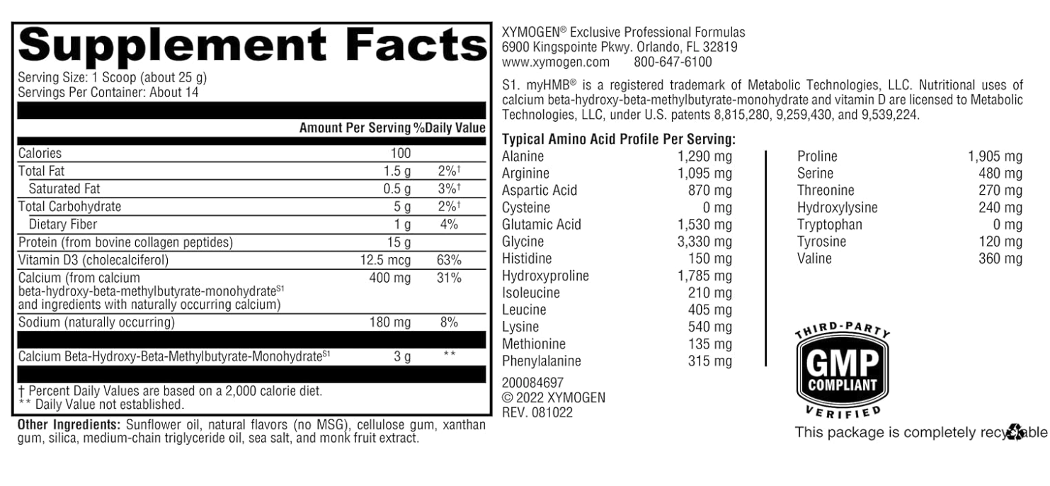 Xymogen FitFood Lean Collagen Powder