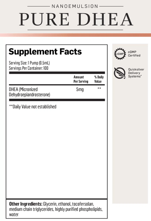 Quicksilver Pure DHEA Liquid 2