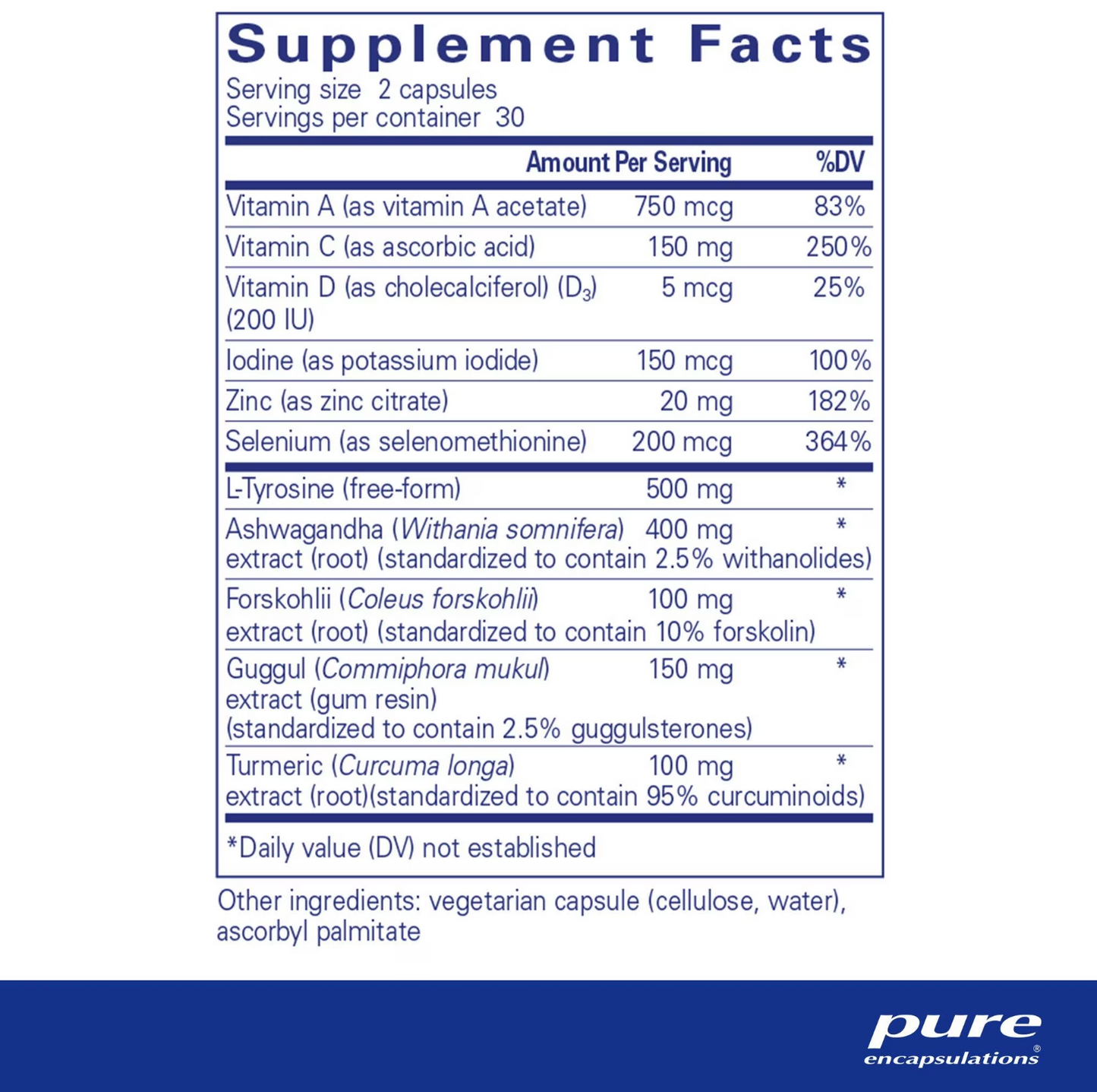 THYROID SUPPORT COMPLEX CAPSULES 6