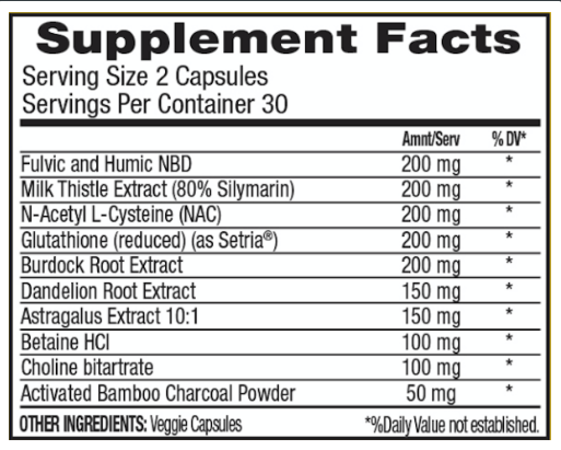 Mother Earth Labs Advanced Detox Support Capsules 2