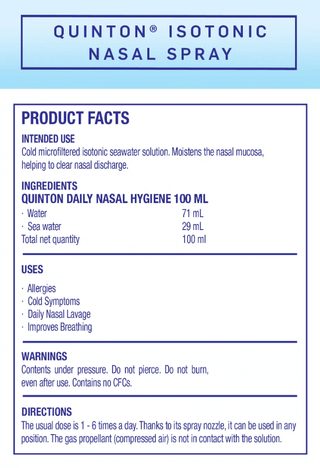 Quicksilver Isotonic Nasal Spray