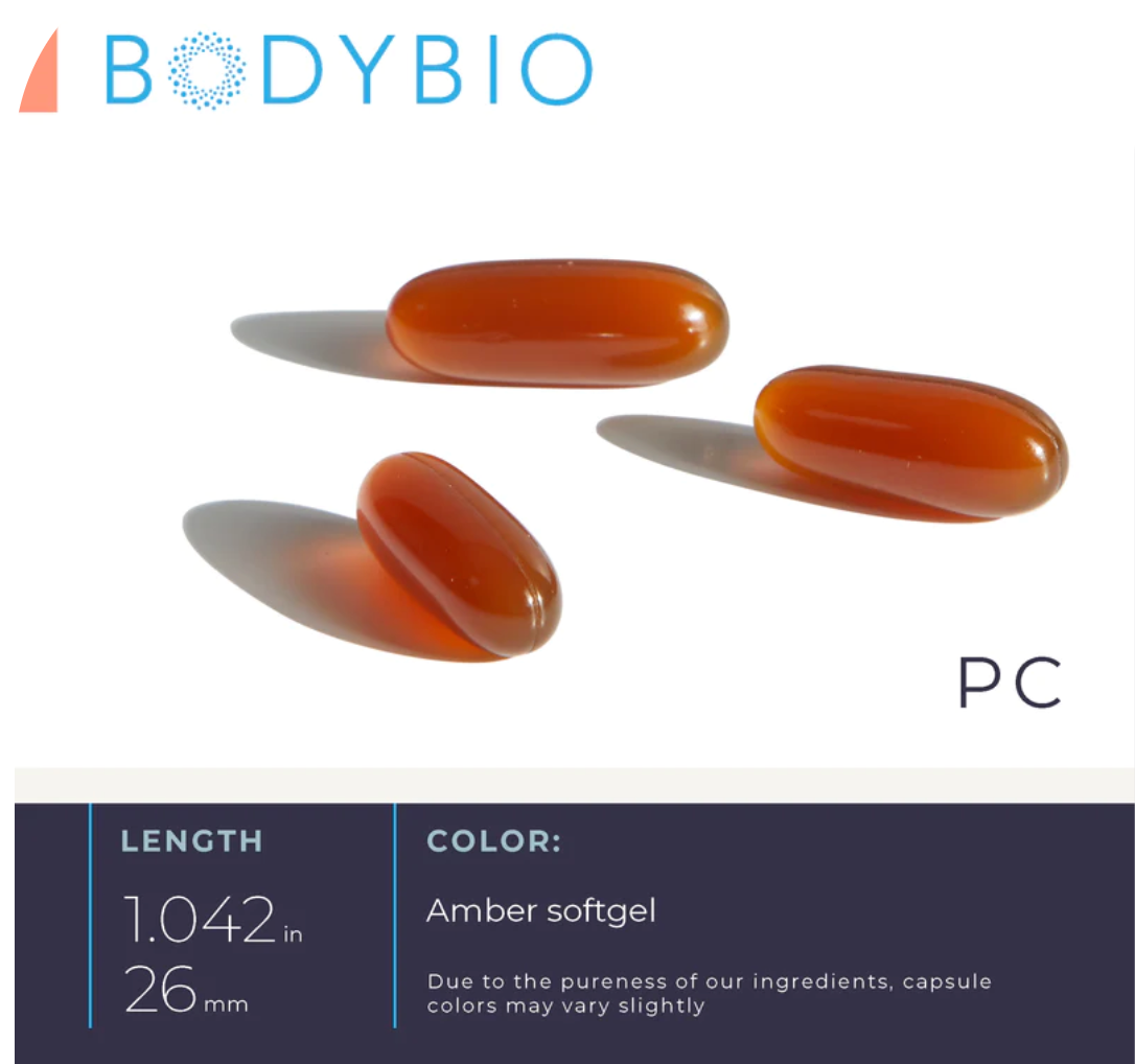BodyBio PC (Phosphatidylcholine) Softgels 4