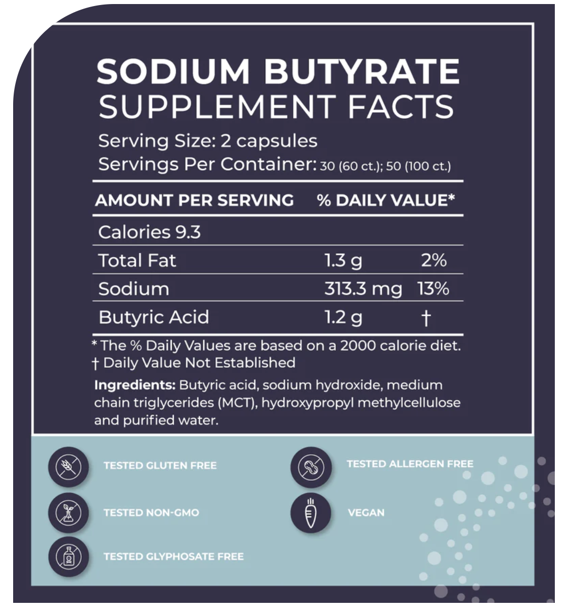 Bodybio Sodium Butyrate Capsules 3