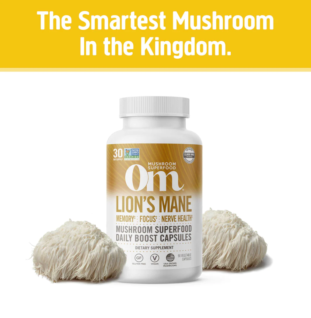 Om Mushroom Lion's Mane Capsules 3