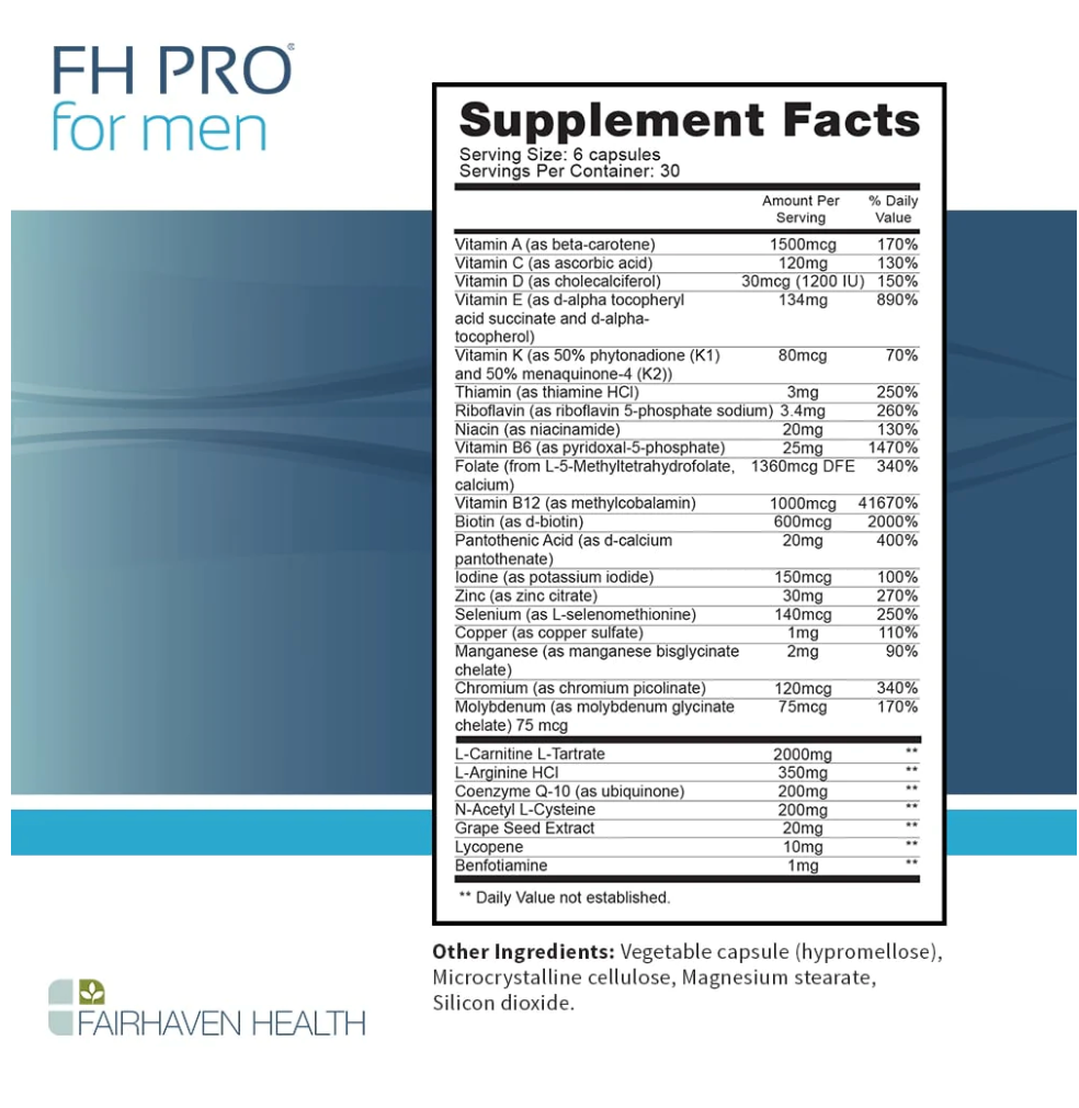 Fairhaven Health FH PRO for Men Capsules