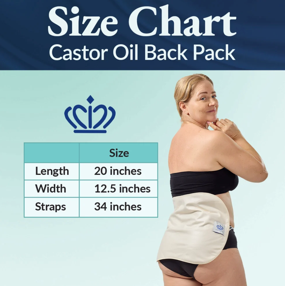 Queen of the Thrones Back & Abdomen Castor Oil Pack 2