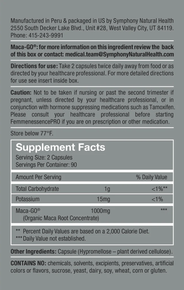 Symphony FemmenessencePro POST Capsules 3