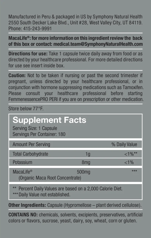 Symphony Femmenessencepro PERI Capsules 3