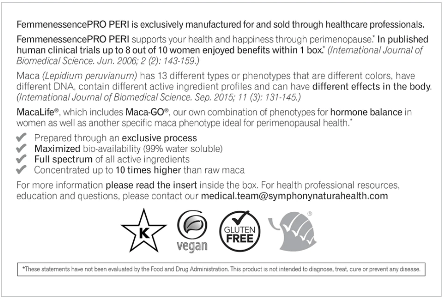 Symphony Femmenessencepro PERI Capsules 4