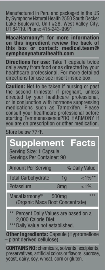 Symphony FemmenessencePRO HARMONY Capsules 3