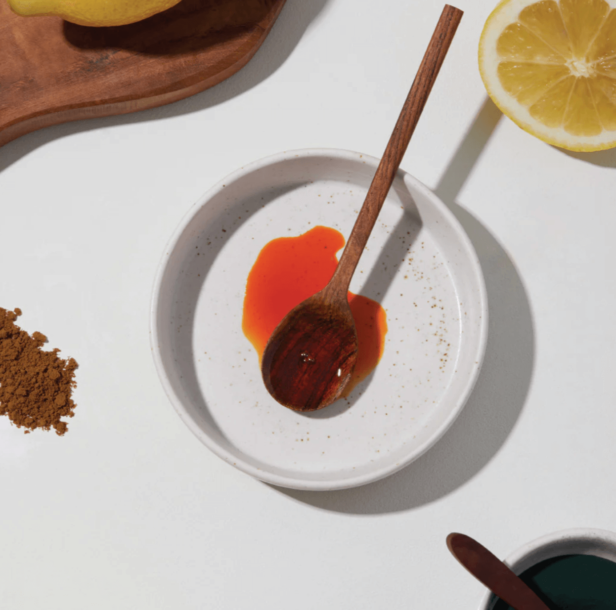 Cymbiotika The Omega Liquid on spoon