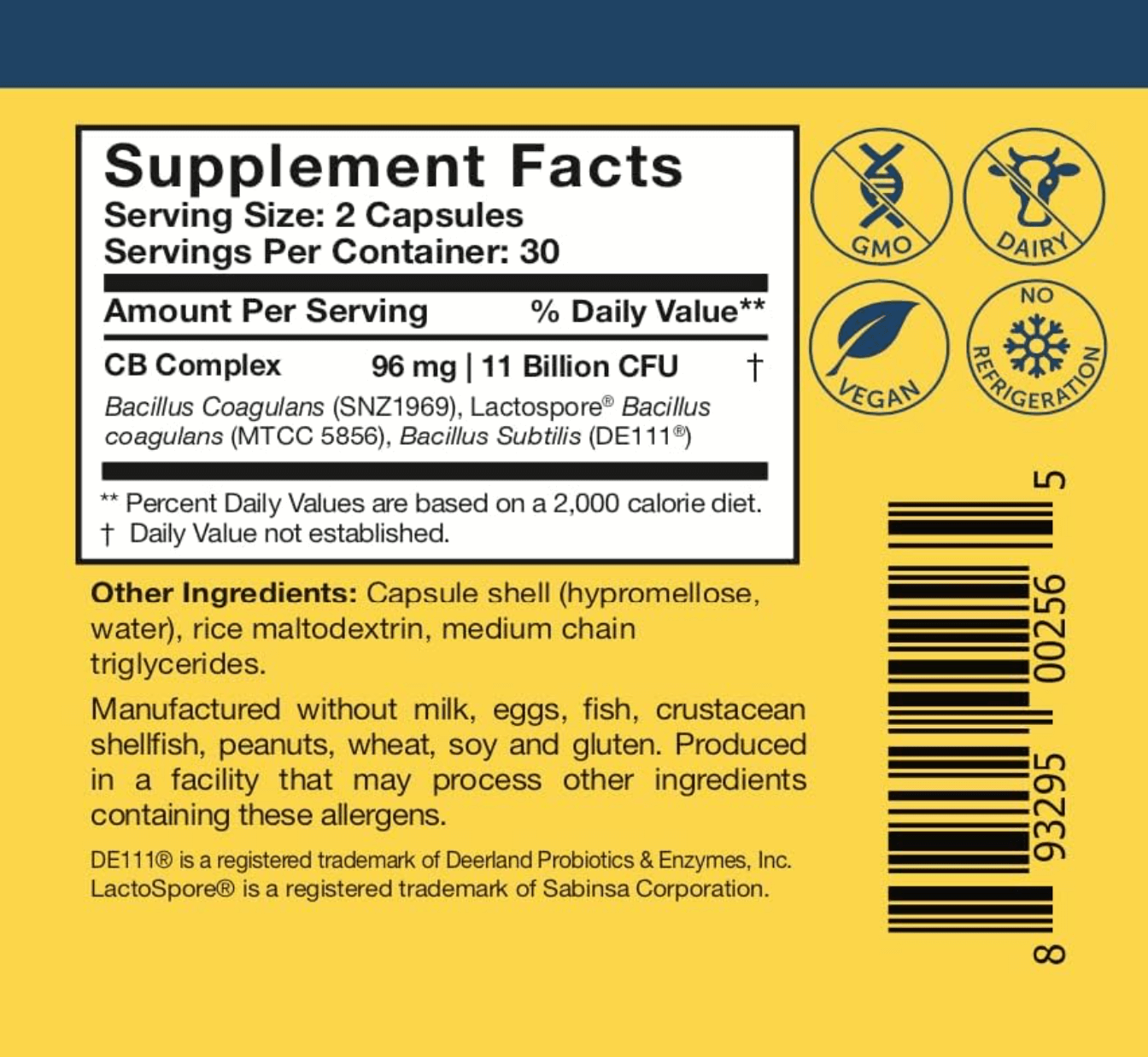 Researched Nutritionals Corebiotic Sensitive Capsules