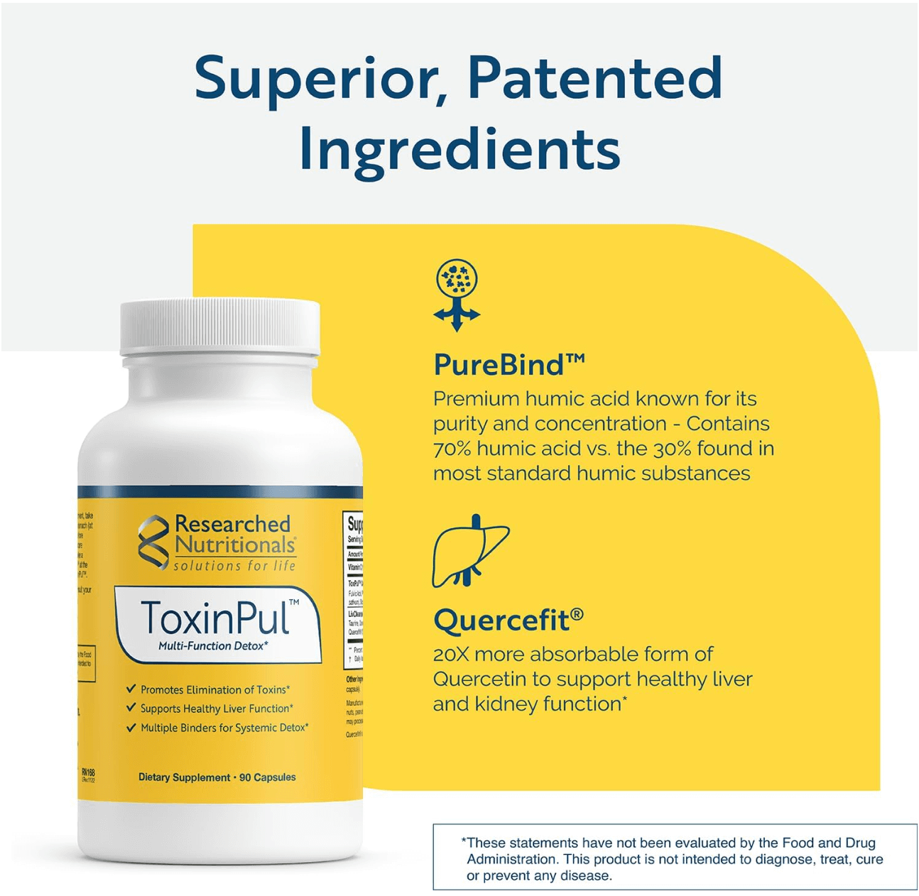 Researched Nutritionals ToxinPul Detox Capsules