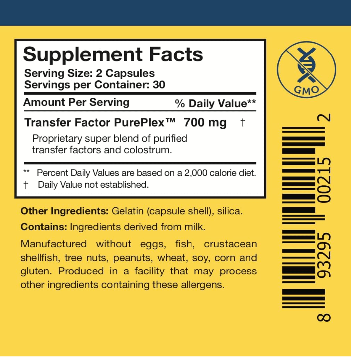 Researched Nutritionals Transfer Factor Sensitive Capsules