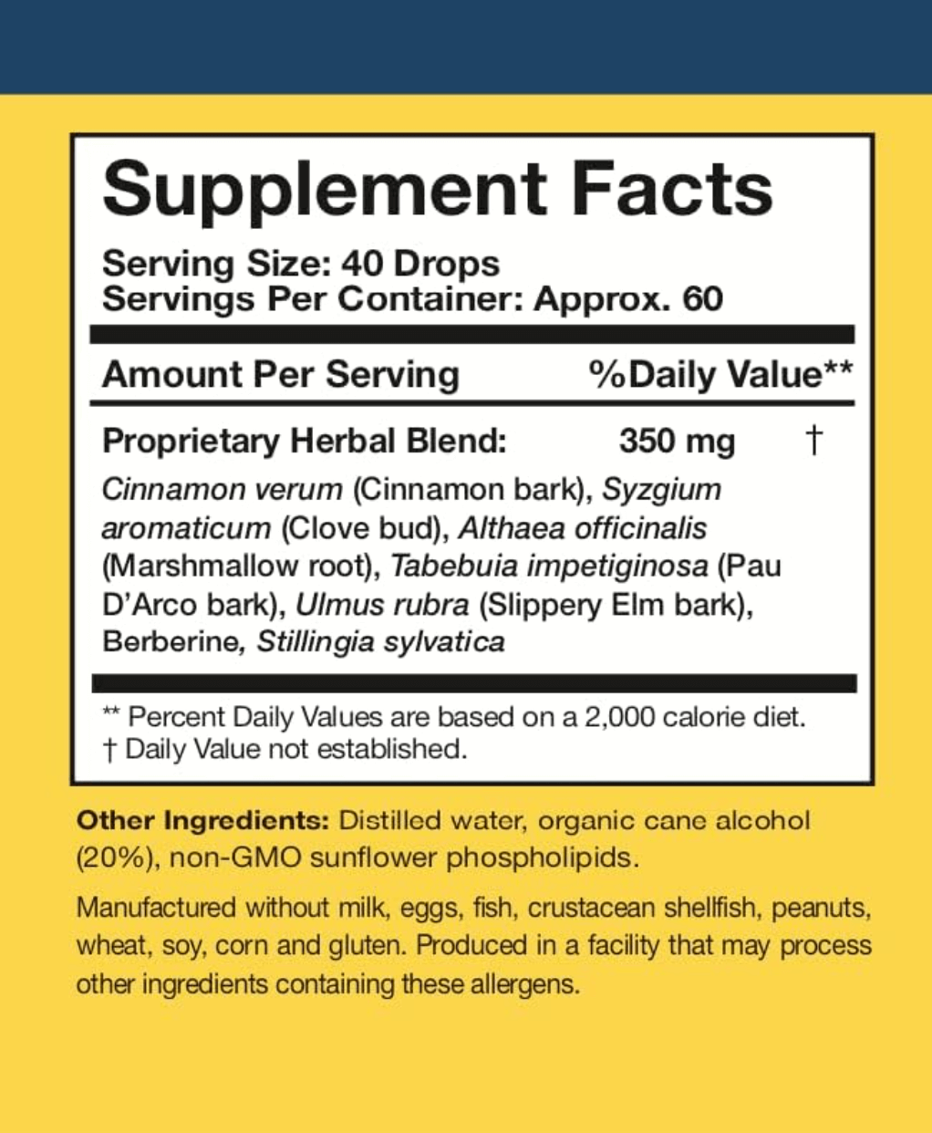 Researched Nutritionals Elim-A-Cand Candida Support Bottle