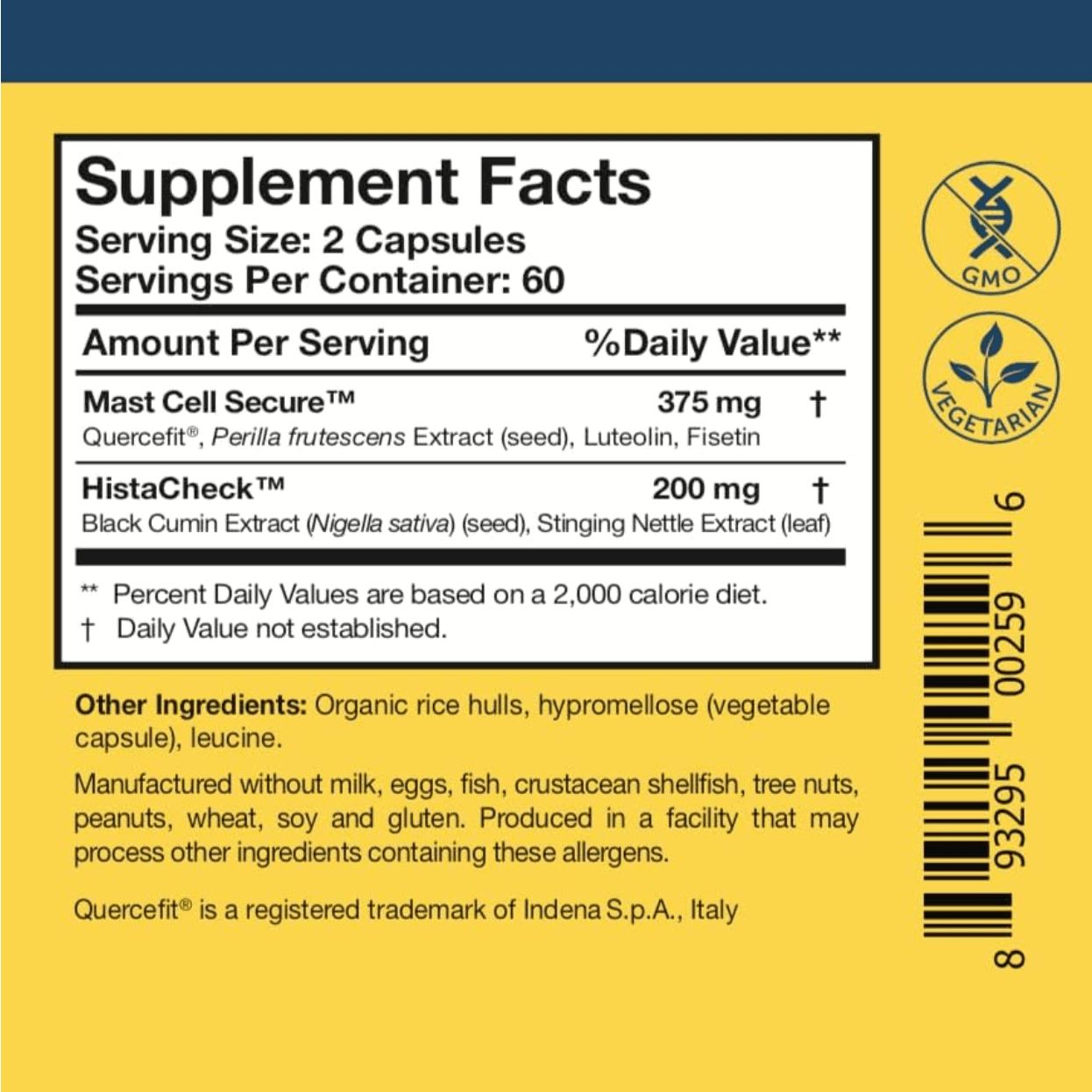 Researched Nutritionals HistaQuel Capsules